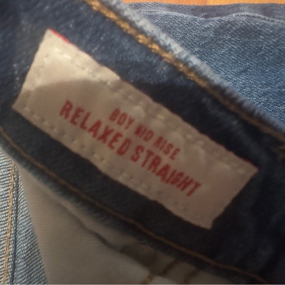 Lucky Brand  Blue Denim Jeans Straight Sz 8/29r - Picture 6 of 8